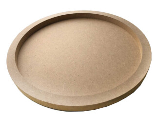 Kapı Süsü Bubble Ahşap Çember 36X36 Cm - 2