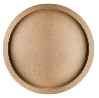 Kapı Süsü Bubble Ahşap Çember 36X36 Cm - 4