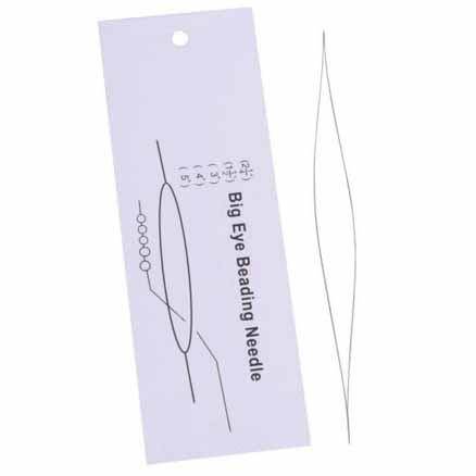 Karnıyarık Boncuk İğnesi Orta - 1