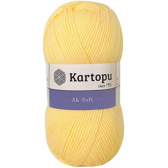 Kartopu Ak-soft El Örgü İpi 309 Açık Sarı - Kartopu 