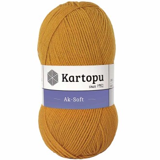 Kartopu Ak-soft El Örgü İpi 313 Hardal - Kartopu 
