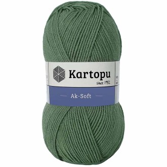 Kartopu Ak-soft El Örgü İpi 430 Çağla Yeşili - Kartopu 