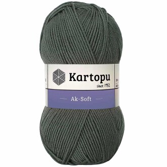 Kartopu Ak-soft El Örgü İpi 479 Küf Yeşili - Kartopu 
