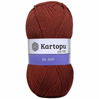 Kartopu Ak-soft El Örgü İpi 832 Taba - Kartopu 