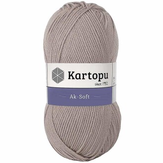 Kartopu Ak-soft El Örgü İpi 880 Bej - Kartopu 