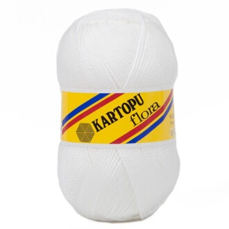 Kartopu Flora Patik İpi 10 Beyaz - Kartopu 