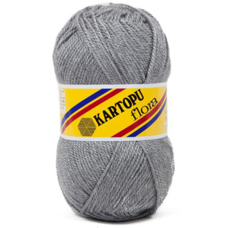 Kartopu Flora Patik İpi 1001 Gri - Kartopu 