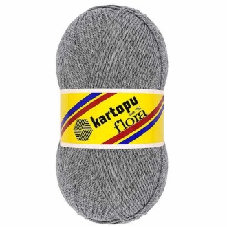 Kartopu Flora Patik İpi 1002 Gri - Kartopu 