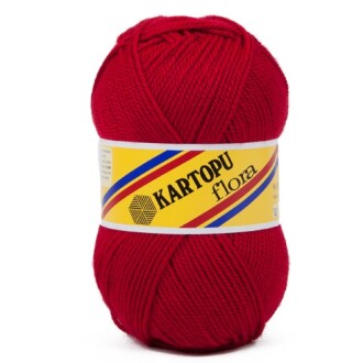 Kartopu Flora Patik İpi 132 Bayrak Kırmızı - Kartopu 