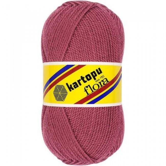 Kartopu Flora Patik İpi 760 Gül Kurusu - 1