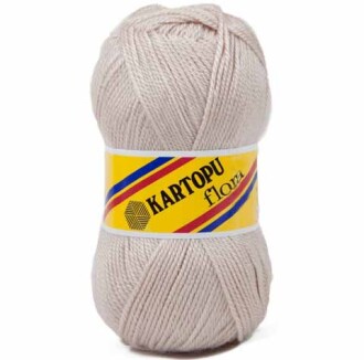 Kartopu Flora Patik İpi 855 Açık Bej - Kartopu 