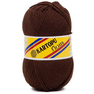 Kartopu Flora Patik İpi 890 Kahverengi - Kartopu 