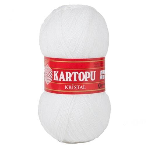 Kartopu Kristal Lif İpi 10 Beyaz - 1