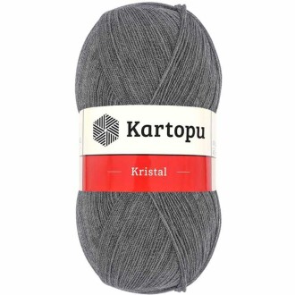 Kartopu Kristal Lif İpi 1002 Koyu Gri - Kartopu