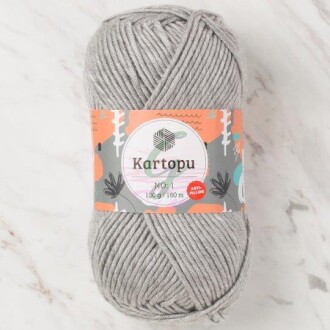 Kartopu No:1 El Örgü İpi 1000 Orta Gri - Kartopu 