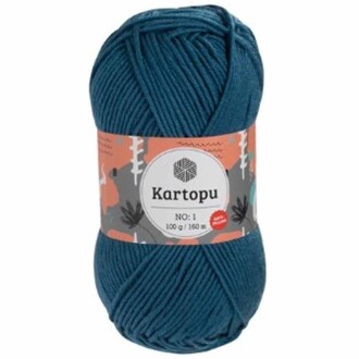 Kartopu No:1 El Örgü İpi 1467 Petrol Mavisi - Kartopu 