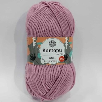 Kartopu No:1 El Örgü İpi 1763 Gül Kurusu - Kartopu 
