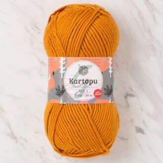 Kartopu No:1 El Örgü İpi 1854 Hardal - Kartopu 