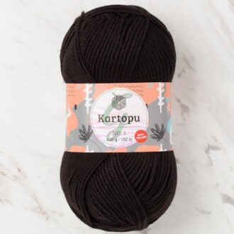 Kartopu No:1 El Örgü İpi 940 Siyah - Kartopu 