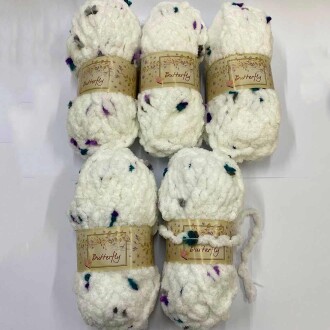 Kelebek Kadife Örgü İpi Paket ( 500 Gram ) 6582 - Orivyum