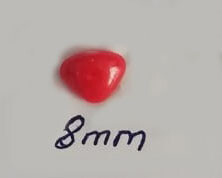 Kilitli Burun 8 Mm Kırmızı ( 5 Adet ) - Orivyum