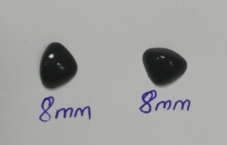 Kilitli Burun 8 Mm Siyah ( 5 Adet ) - Orivyum