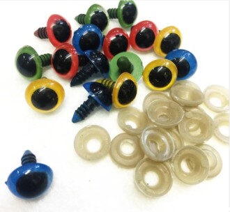 Kilitli Göz Renkli 14 Mm ( 4 Çift ) - Orivyum