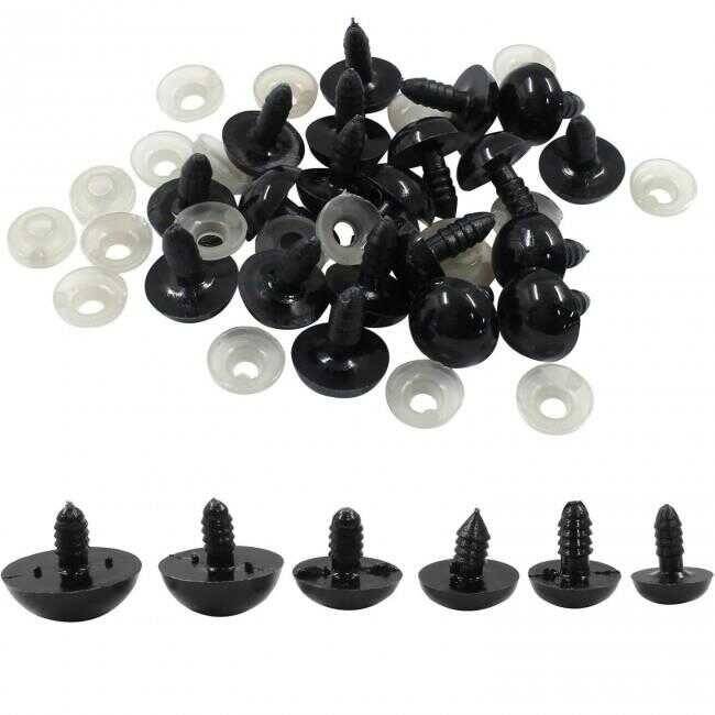 Kilitli Göz Saf Siyah ( 100 Çift ) - 1