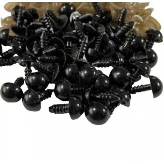 Kilitli Göz Saf Siyah ( 100 Çift ) - 2