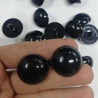 Amigurumi Kilitli Göz Saf Siyah 26 Mm ( 1 Çift ) - Orivyum