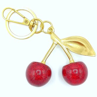 Kiraz Çanta Charm Anahtarlık Aksesuar - Orivyum