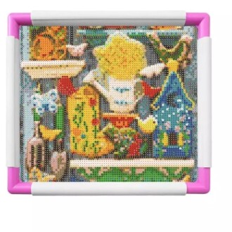 Klipsli Boru Nakış Kasnak 20x25 Cm - 2