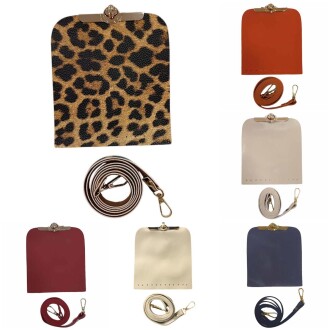 Klipsli Deri Cep Telefonu Çanta Kapağı Seti - 1