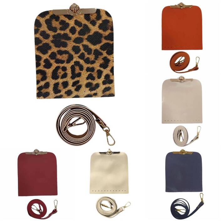 Klipsli Deri Cep Telefonu Çanta Kapağı Seti - 1