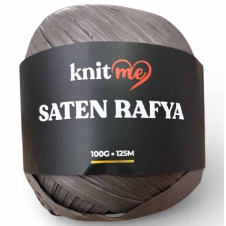 Knit Me Saten Rafya İpi ( 100 Gram ) Kahve - Orivyum