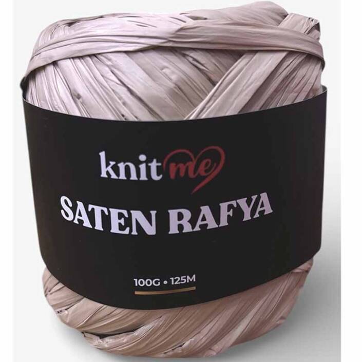 Knit Me Saten Rafya İpi ( 100 Gram ) Vizon - 1