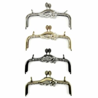 Kovan Çiçekli Askılı Cüzdan Klipsi ( 1 Adet ) - Orivyum