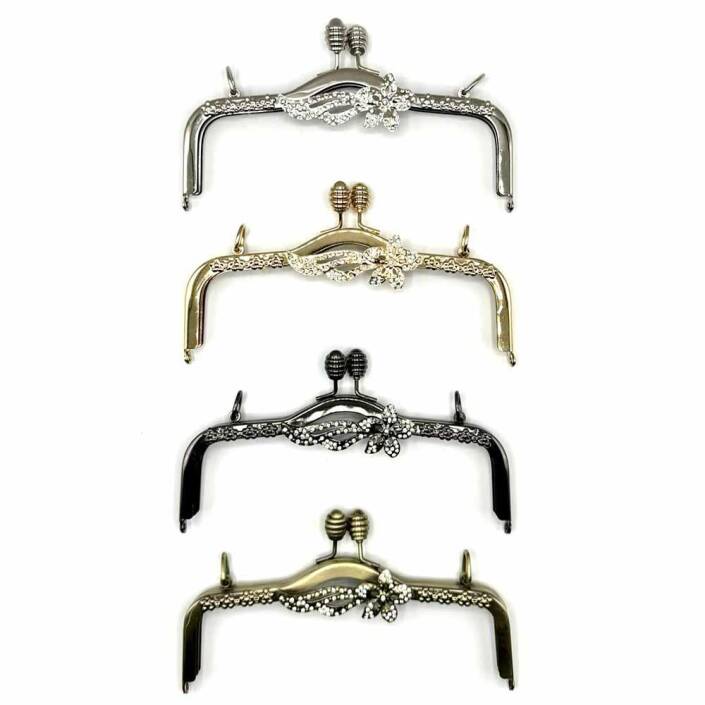 Kovan Çiçekli Askılı Cüzdan Klipsi ( 1 Adet ) - 1