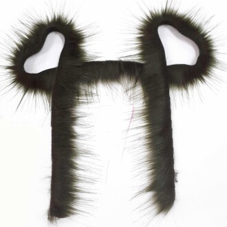 Kürk Şerit ( 1 Metre ) Haki - Orivyum