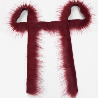Kürk Şerit ( 1.5 Metre ) Bordo - Orivyum