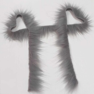 Kürk Şerit ( 1.5 Metre ) Gri - Orivyum