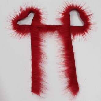 Kürk Şerit ( 1.5 Metre ) Kırmızı - Orivyum