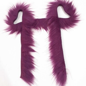 Kürk Şerit ( 1.5 Metre ) Mürdüm - Orivyum