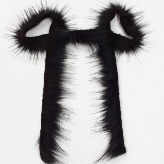 Kürk Şerit ( 1.5 Metre ) Siyah - Orivyum