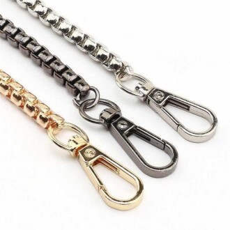 Kutu Zincir Kancalı Çanta Zinciri ( 1 Metre ) ATZ10 - Orivyum