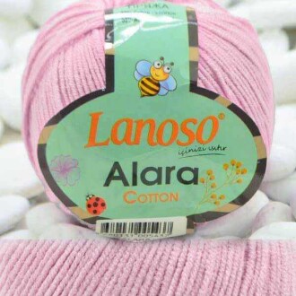 Lanoso Alara Amigurumi Örgü İpi 933 Pembeli Gri - Lanoso