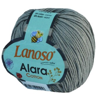 Lanoso Alara Amigurumi Örgü İpi 952 Koyu Gri - Lanoso