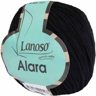 Lanoso Alara Amigurumi Örgü İpi 960 Siyah - Lanoso