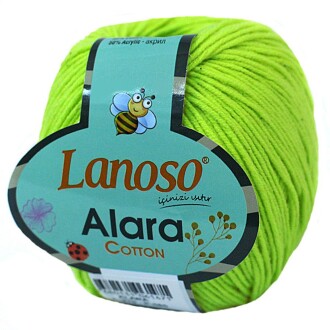 Lanoso Alara Amigurumi Örgü İpi 970 Neon Sarı - Lanoso