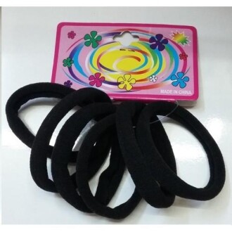 Lastik Toka Orta Siyah ( 6 Adet ) - Orivyum